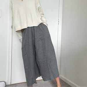ARITZIA WILFRED cotton wide leg pants